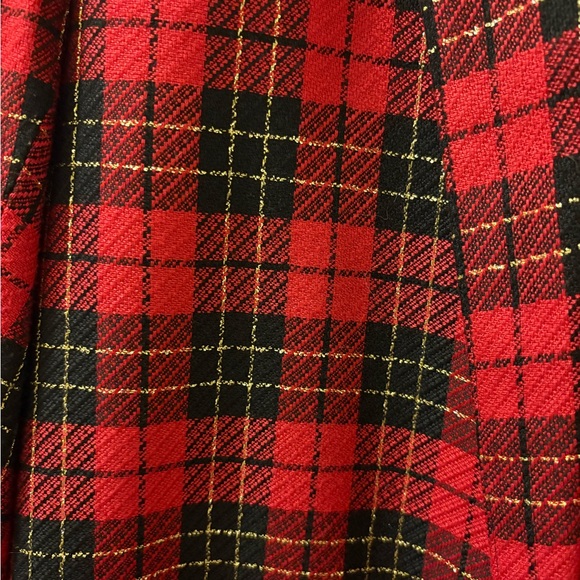 Plaid Red and Black Women's Jacket - Picture 3 of 6